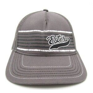 Estes Mesh Embroidered Adjustable Snapback Hat (B)